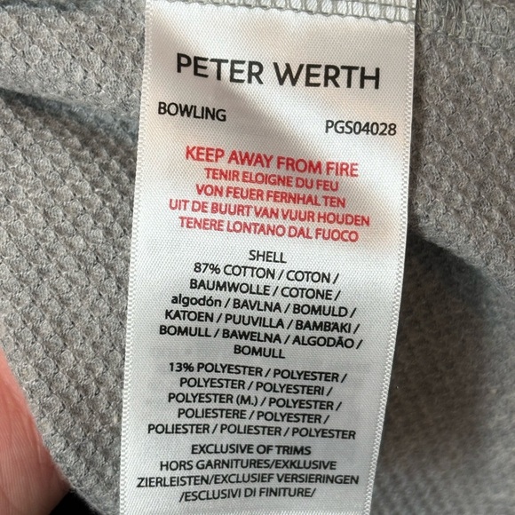Peter Werth London Men's N.1 Gray Bowling Pocket T-Shirt size medium - Picture 7 of 10